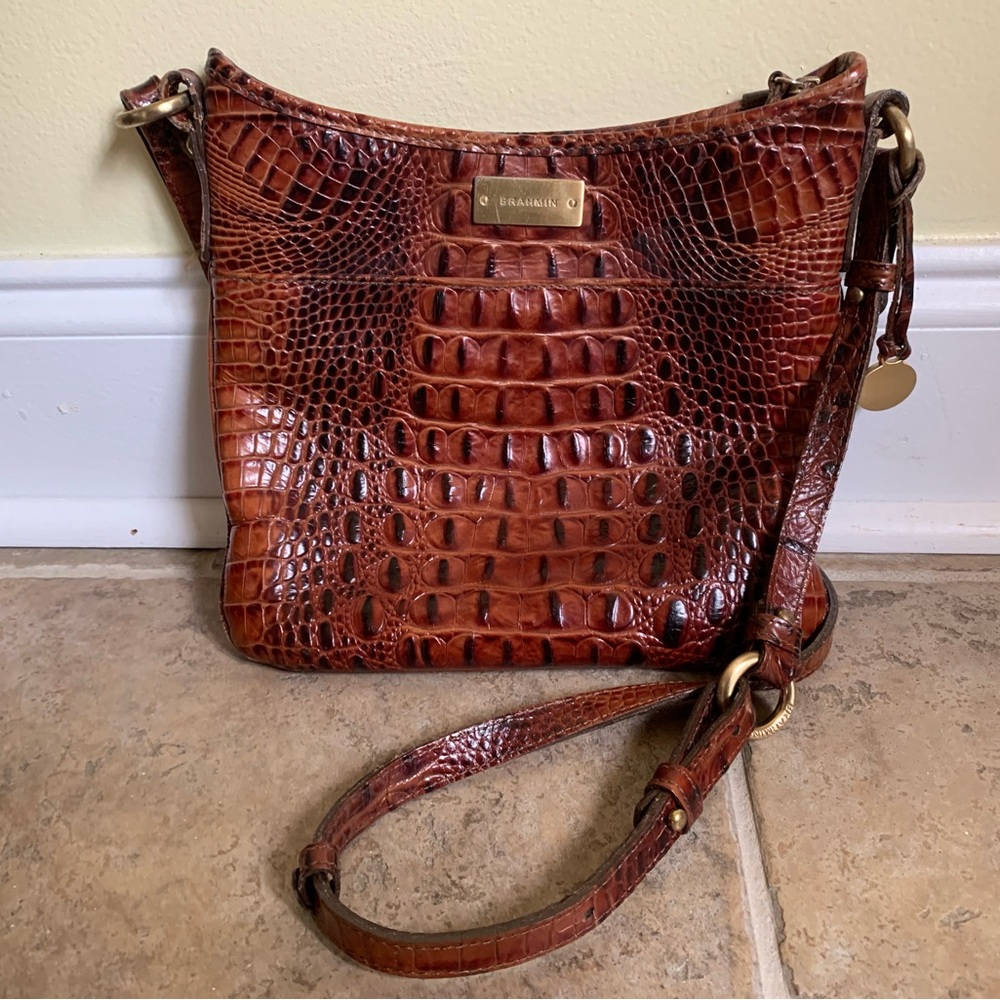 BRAHMIN brown purse